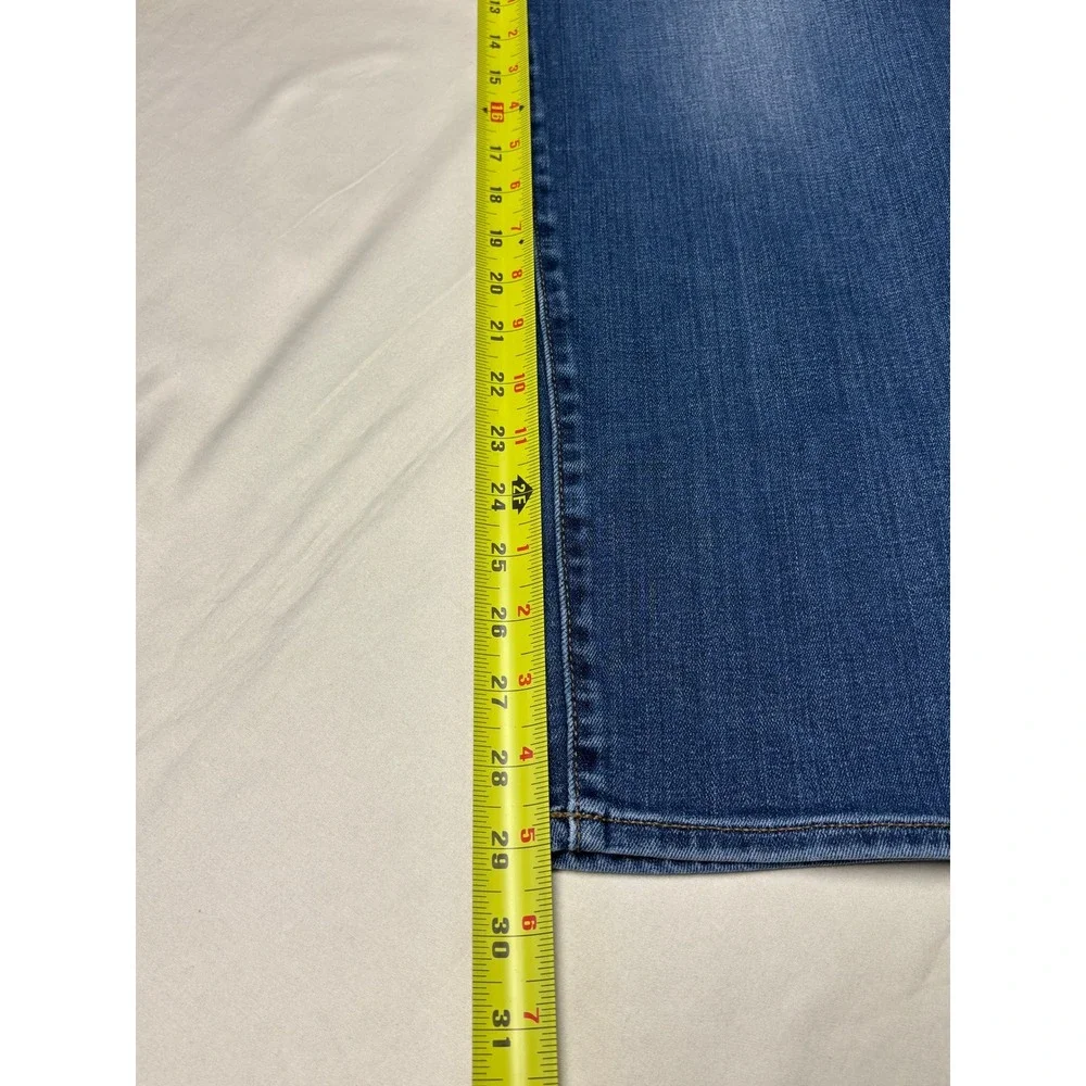 Lucky Brand 121 Slim Mens Blue Denim Jeans 38x30‎ Medium Wash Stretch Coolmax